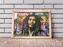 Broderie Diamant Murale Peace and Love