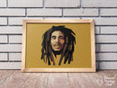Broderie Diamant Bob Marley Minimaliste