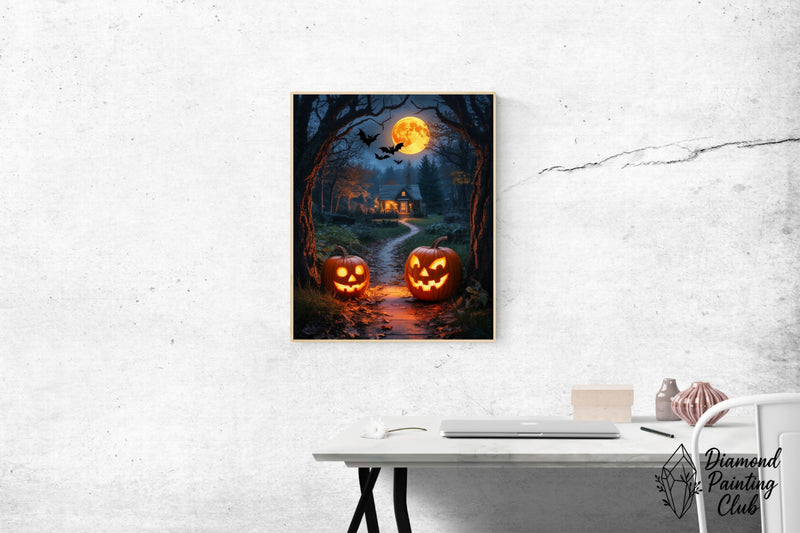 Broderie Diamant Chemin d'Accès d'Halloween