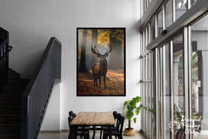 Broderie Diamant Cerf Majestueux