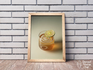 Broderie Diamant Cocktail Whisky Citron