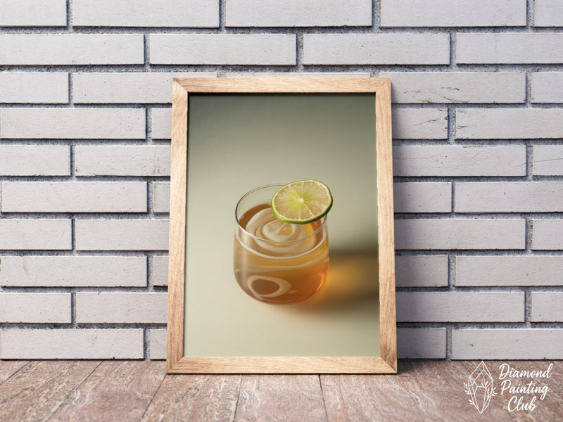 Broderie Diamant Cocktail Whisky Citron