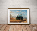 Broderie Diamant Tracteur Puissant