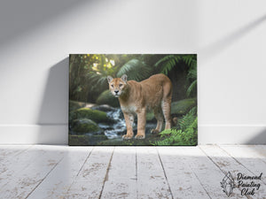 Broderie Diamant Puma au Ruisseau