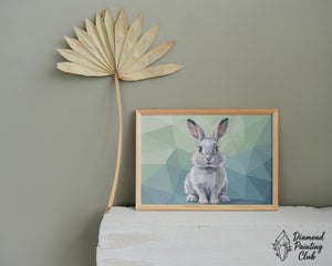 Broderie Diamant Lapin Apaisant