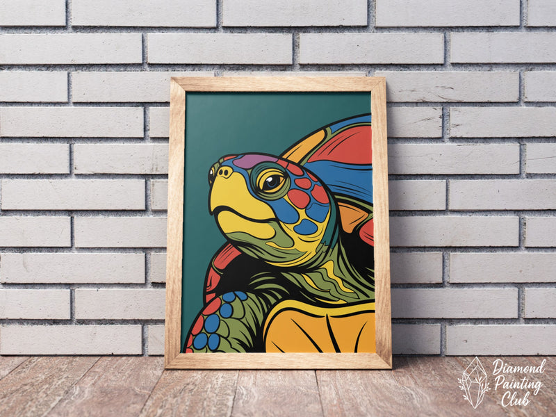 Broderie Diamant Tortue Kaleidoscope