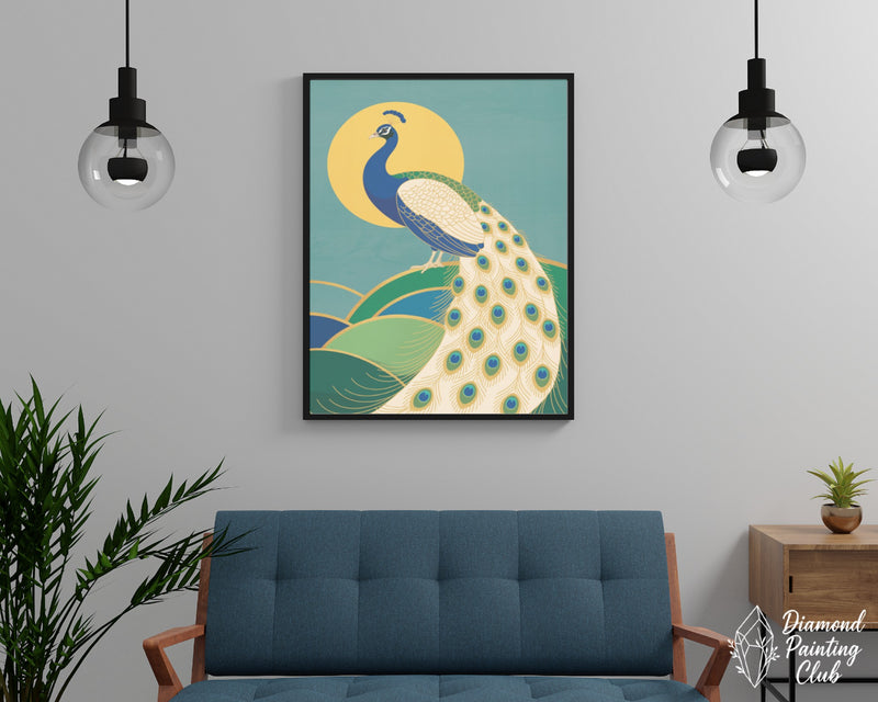 Broderie Diamant Paon Double Vintage