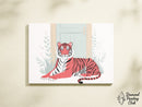 Broderie Diamant Tigre Rouge