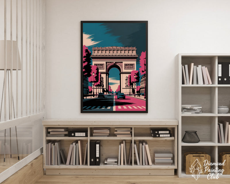 Broderie Diamant Avenue de Paris Arc