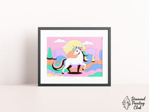 Broderie Diamant Licorne Pop