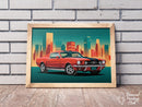Broderie Diamant Mustang Skyline