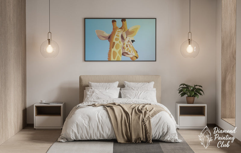 Broderie Diamant Tête de Girafe
