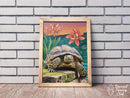 Broderie Diamant Tortue Jardin Classique