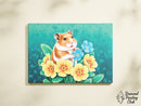 Broderie Diamant Hamster au Jardin
