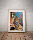 Broderie Diamant Jaguar au Village