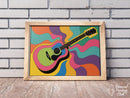 Broderie Diamant Vague Musicale