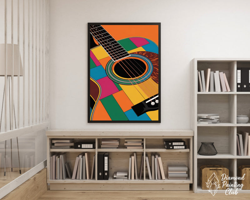 Broderie Diamant Patchwork Musical
