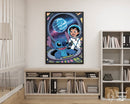 Broderie Diamant Lilo et Stitch dans l'Espace