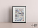 Broderie Diamant Vallon Hivernal