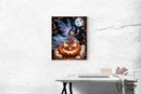 Broderie Diamant Fée Lumineuse d'Halloween