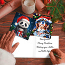 Cartes de vœux (x12) – Oiseaux de Noël