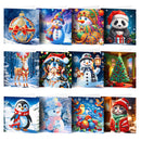 Cartes de vœux (x12) – Oiseaux de Noël