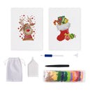 Mini Diamond Painting - Chaussette de Noël & Renne (2 pièces)