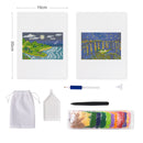 Mini Diamond Painting - Nuit Étoilée & Paysage au Clair de Lune (2 pièces)