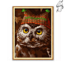 Broderie diamant Chouette chapeau | Diamond Painting Club