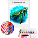 Broderie diamant Tortue Marine | 💎 Diamond Painting Club