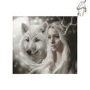 Broderie diamant Reine des Loups  | 💎 Diamond Painting Club