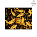 Broderie diamant Carpe Koï d'or | 💎 Diamond Painting Club