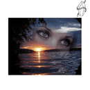 Broderie diamant Regard porté sur le lac  | 💎 Diamond Painting Club