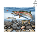 Broderie diamant Truite Arc-en-ciel  | 💎 Diamond Painting Club