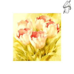 Broderie diamant Tulipes roses | 💎 Diamond Painting Club