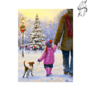 Broderie diamant Promenade en Hiver | 💎 Diamond Painting Club