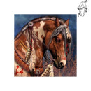 Broderie diamant Cheval indien | Diamond Painting Club