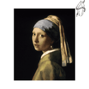 Broderie diamant La Jeune Fille à la perle | 💎 Diamond Painting Club