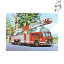 Broderie diamant Camion de pompier | 💎 Diamond Painting Club