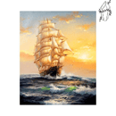 Broderie diamant Navire en mer | 💎 Diamond Painting Club