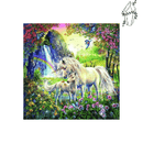 Broderie diamant Licorne et son petit | 💎 Diamond Painting Club