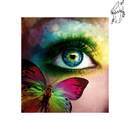 Broderie diamant Papillon & Oeil | 💎 Diamond Painting Club