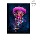 Broderie diamant Méduse des coraux | Diamond-painting-club.com