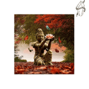 Broderie diamant Statue de Bouddha Automne | 💎 Diamond Painting Club