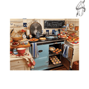 Broderie diamant Pâtisserie en cuisine | 💎 Diamond Painting Club