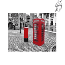 Broderie diamant Cabine téléphonique | 💎 Diamond Painting Club