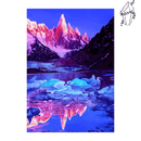 Broderie diamant Montagnes glaçées  | 💎 Diamond Painting Club