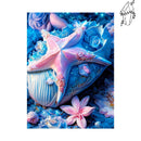 Broderie diamant Étoile de mer récifal | Diamond-painting-club.com