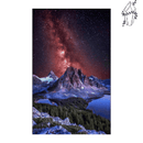 Broderie diamant Montagne étoilé | 💎 Diamond Painting Club
