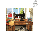 Broderie diamant Machine à coudre Ancienne  | 💎 Diamond Painting Club